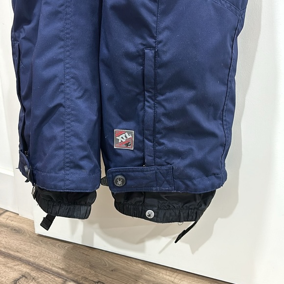 Mens Spider ski snowboard pants overalls navy blue medium - Picture 7 of 9